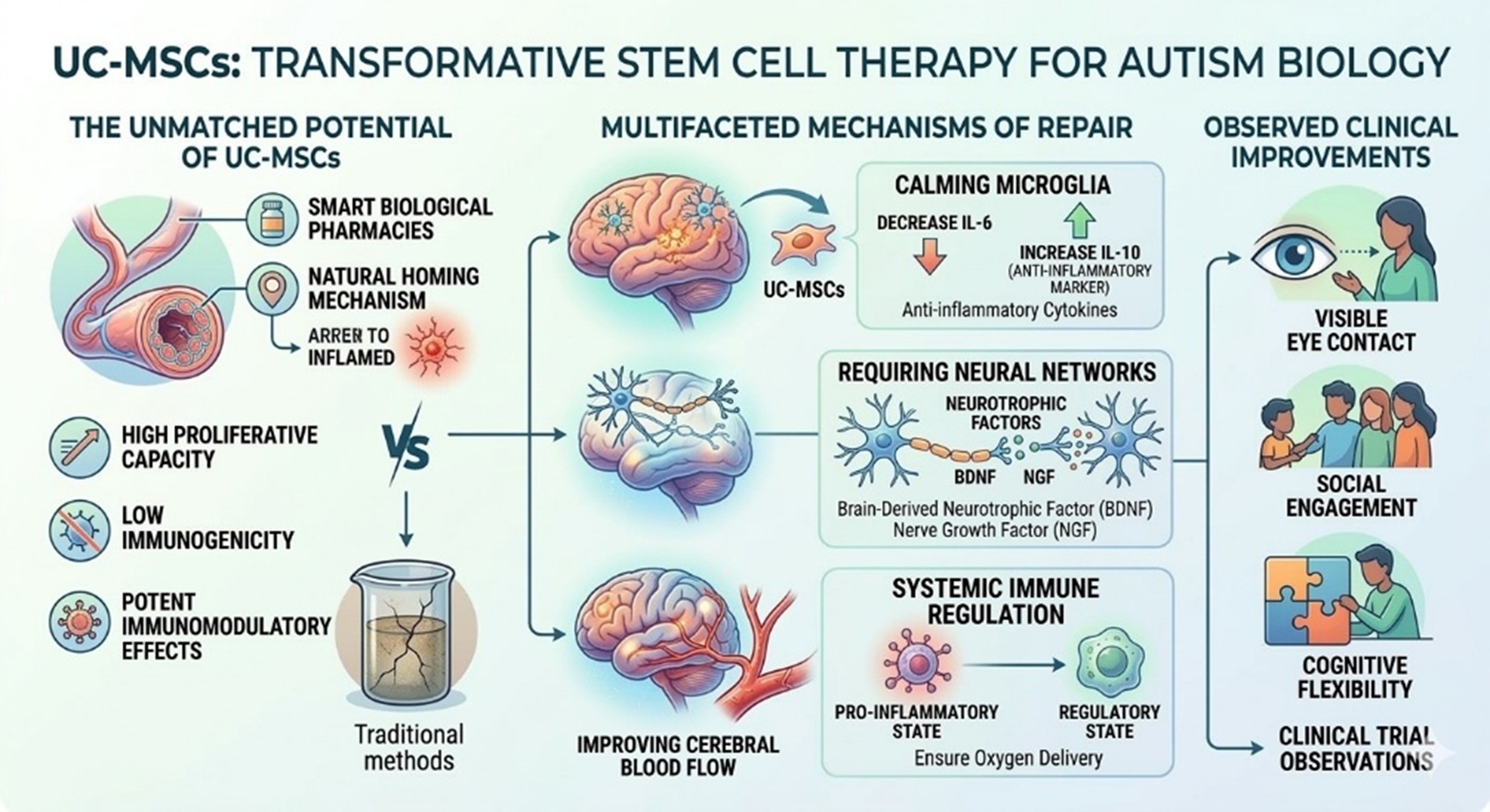 Figure 2: Transformative Stem Cell Therapy for Autism