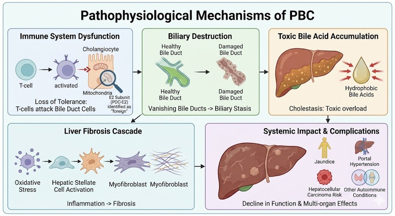 Figure 1: Pathophysiological Mechanisms and the Impact of Biliary Obstruction