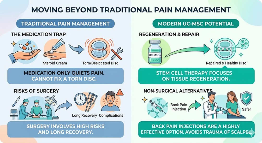 Figure 1: The Power of UC-MSCs and Advanced Back Pain Injections