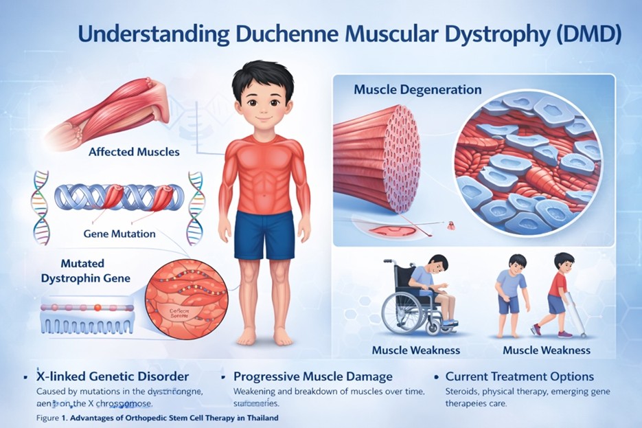 Figure 1: Pathophysiology of Duchenne Muscular Dystrophy