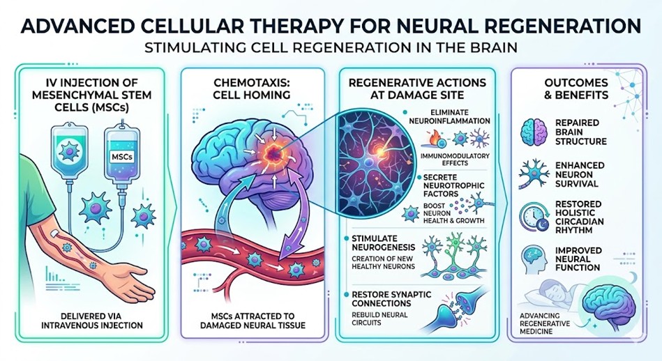 Figure 2: Advanced medicine to stimulate cell regeneration