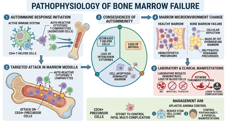 Figure 1: The Pathophysiology of Bone Marrow Failure