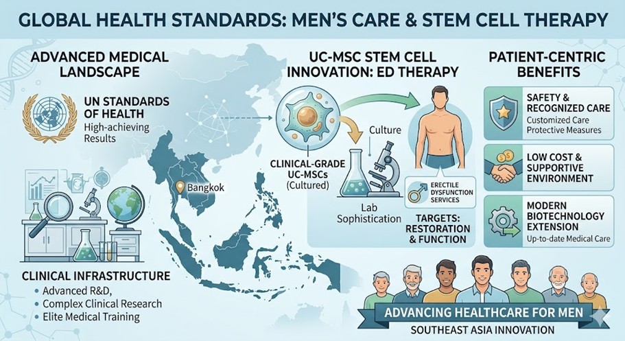 Figure 2: Global Health Standards of Men’s Care and Stem Cell Therapy