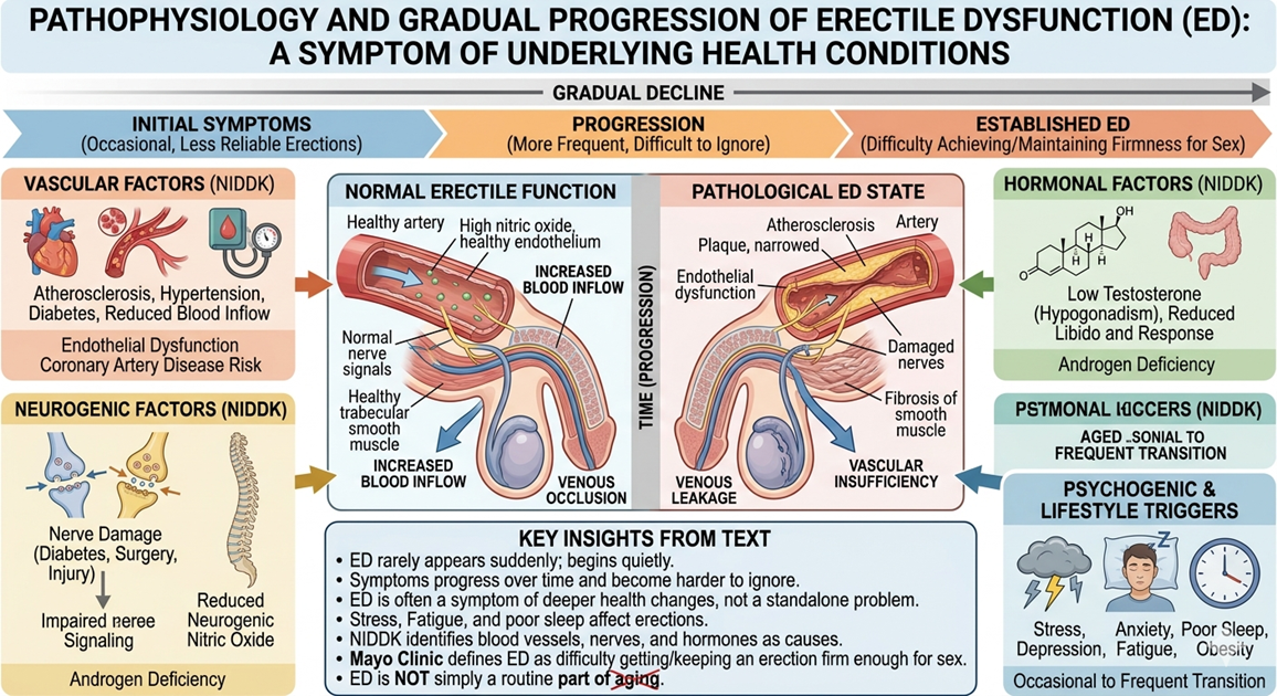 Blood Flow, Nerves, Hormones, and the Biology of Erectile Dysfunction