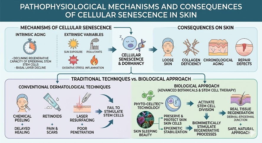 Figure 1: Pathophysiological Mechanisms and Consequences of Cellular Senescence