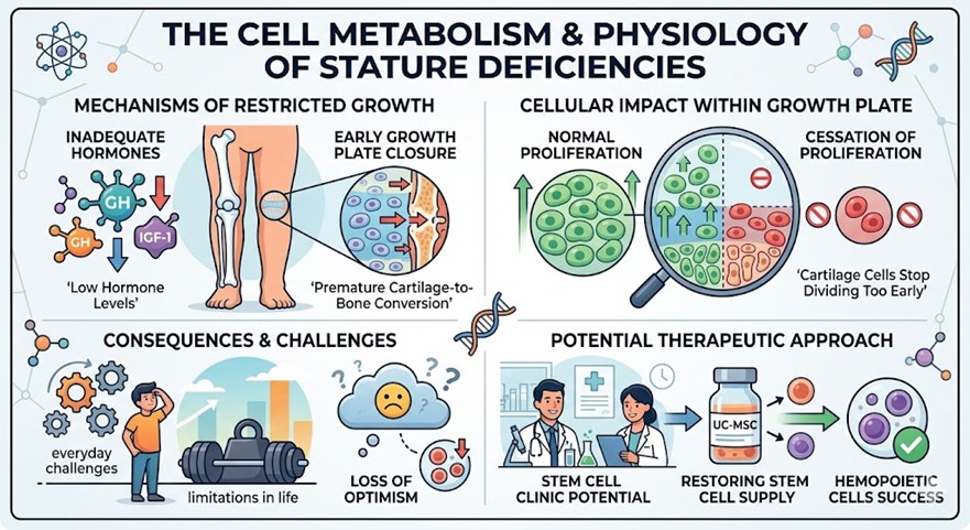 Figure 1: The Cell Metabolism and Physiology of Stature Deficiencies