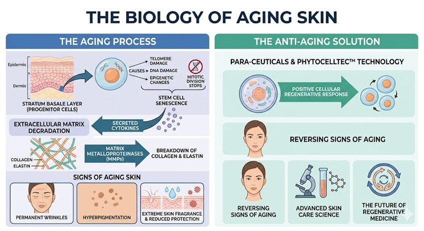 Figure 1: The Biology of Aging Skin