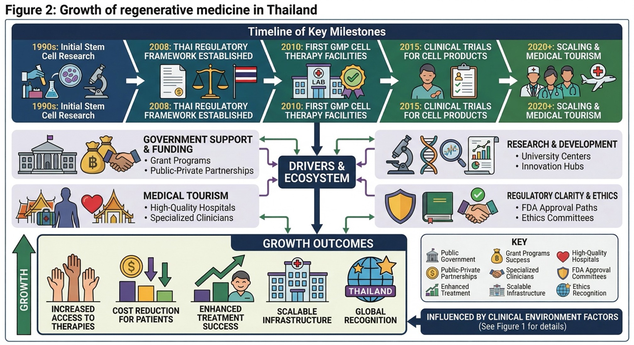 Figure 2: Growth of regenerative medicine in Thailand