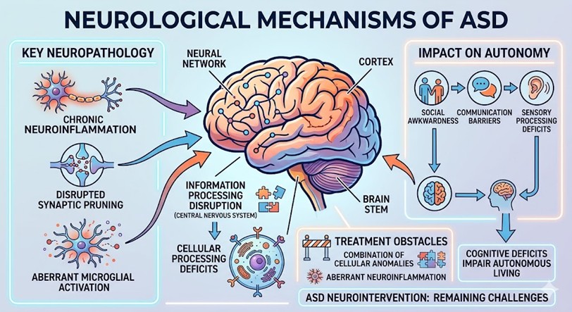 Figure 1: Deep Neurological Mechanisms of The Autism Spectrum Disorder Condition