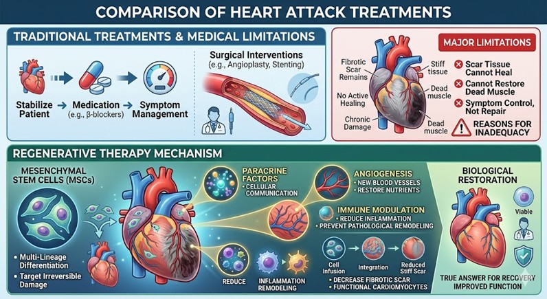 Figure 2: Comparisons of Heart Attack Treatments