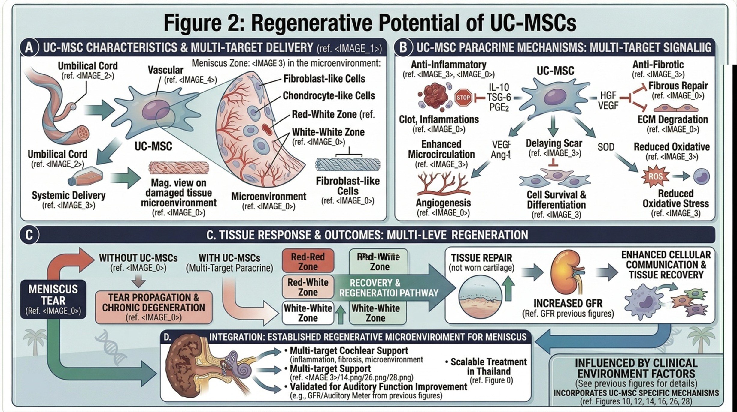 Figure 2: Regenerative Potential of UC-MSCs