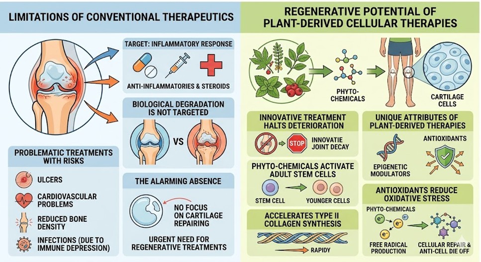 Figure 2: The Regenerative Potential of Plant-Derived Cellular Therapies