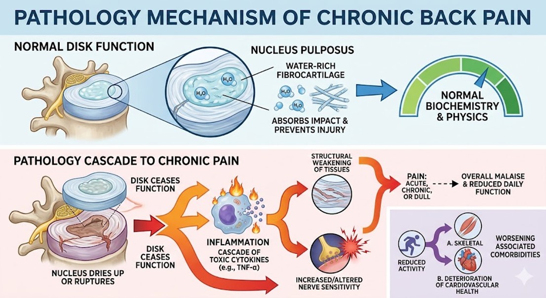 Figure 1: Pathology mechanism of Chronic Back Pain