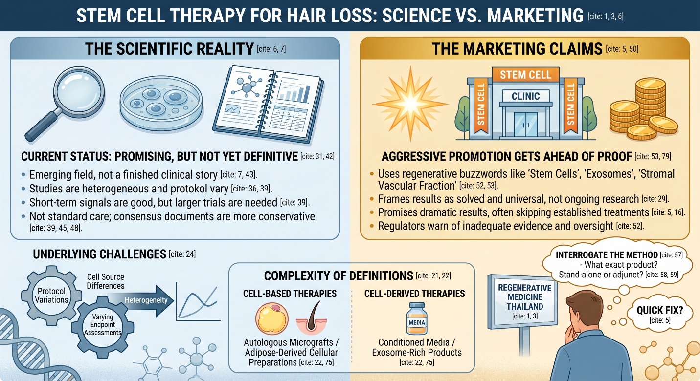 Hair loss is not one condition