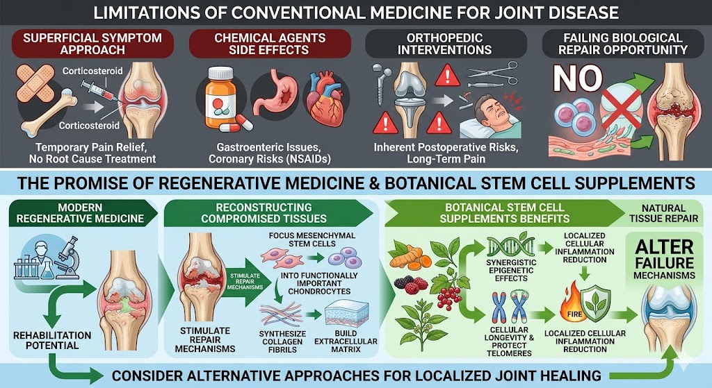 Figure 2: Rational of Regenerative medicine and Botanical Stem Cell Supplements