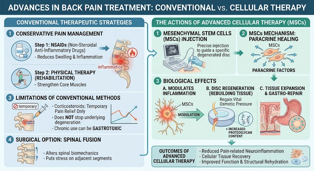 Figure 2: The Actions of Advanced Cellular Therapy
