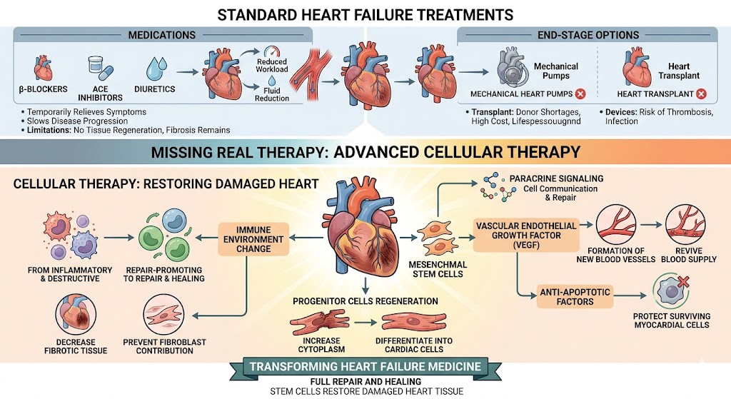 Figure 2: Advanced Cellular Therapy in Heart Failure