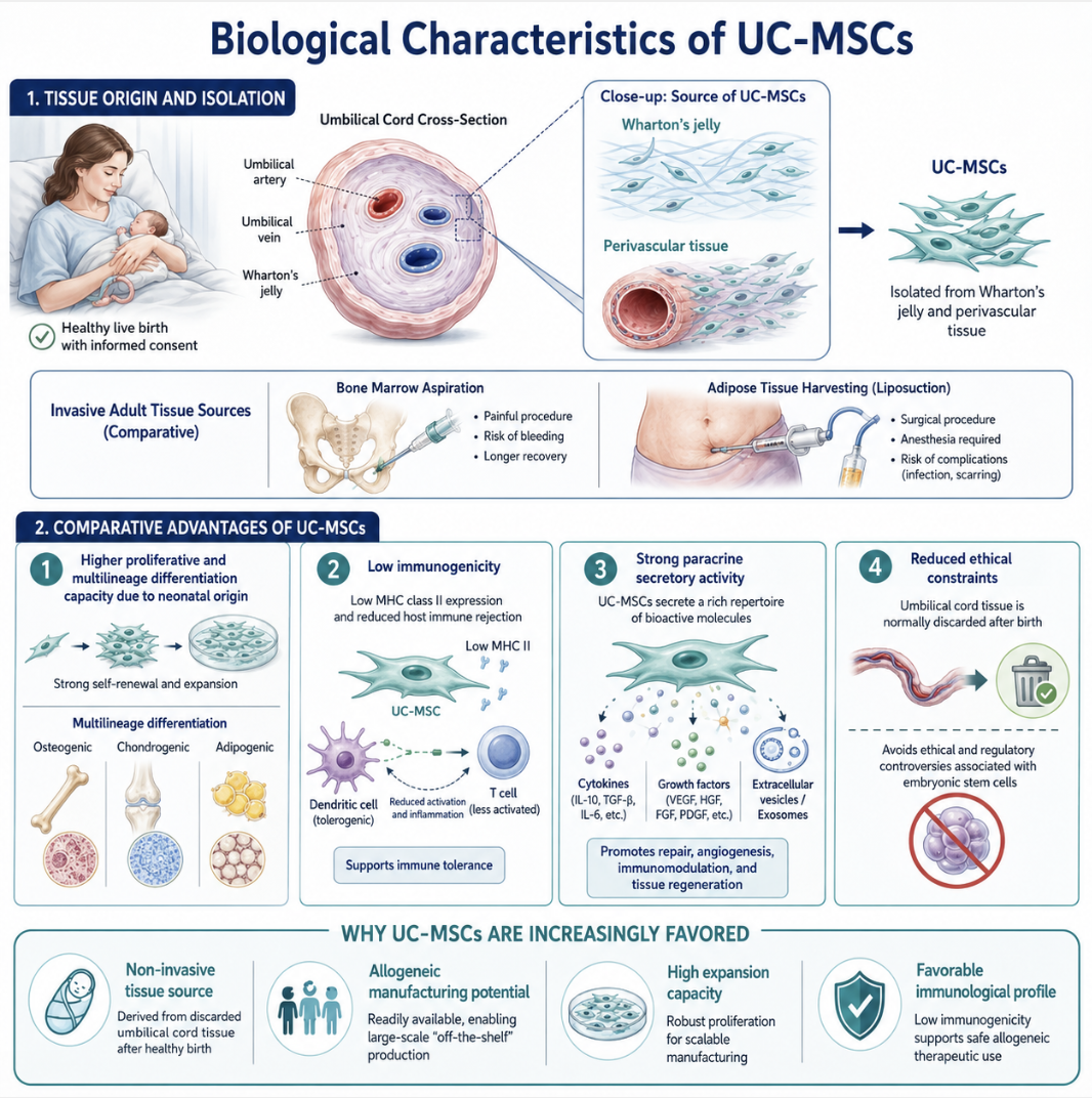 Figure 1: Biological Characteristics and Research Roles of Stem Cell Types in Cardiac Regenerative Medicine