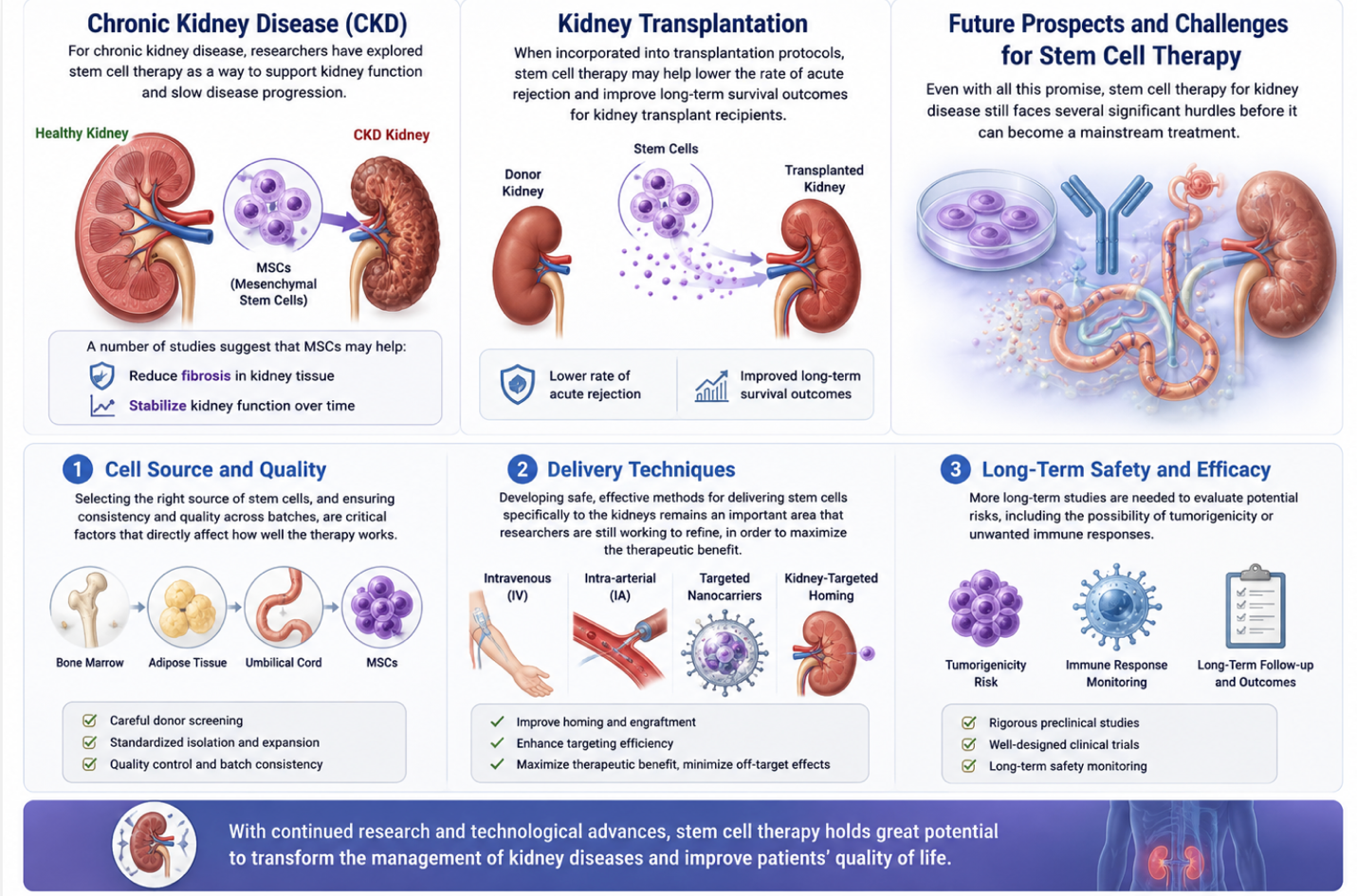 Figure A : Stem cells support ulcer healing by regenerating tissue, promoting blood vessel growth, controlling inflammation, regulating immune responses, releasing repair signals, and limiting bacteria.